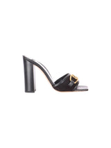 Elisabetta Franchi sandalo slider con fibbia logata