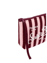 MC2 Saint Barth pochette Aline in spugna con motivo a righe