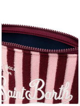 MC2 Saint Barth pochette Aline in spugna con motivo a righe