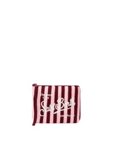 MC2 Saint Barth pochette Aline in spugna con motivo a righe