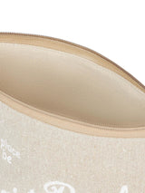 MC2 Saint Barth pochette Aline in lino beige