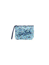 MC2 Saint Barth pochette Aline in scuba con stampa Snoopy tennis