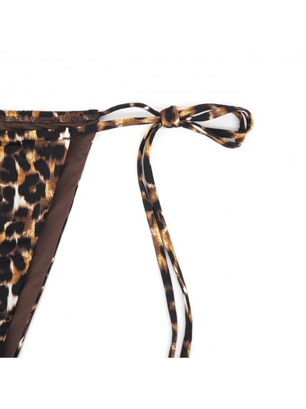 MC2 Saint Barth colin slip mare con stampa sand leopard