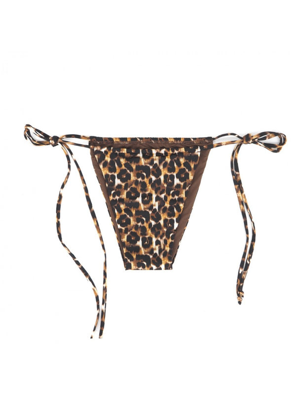 MC2 Saint Barth colin slip mare con stampa sand leopard