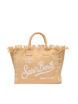 MC2 Saint Barth borsa Colette in canvas di cotone beige