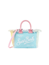 MC2 Saint Barth Borsa Colette in canvas di cotone color block