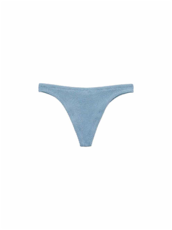 MC2 Saint Barth Slip mare donnablu avio lurex crinkle Naomi