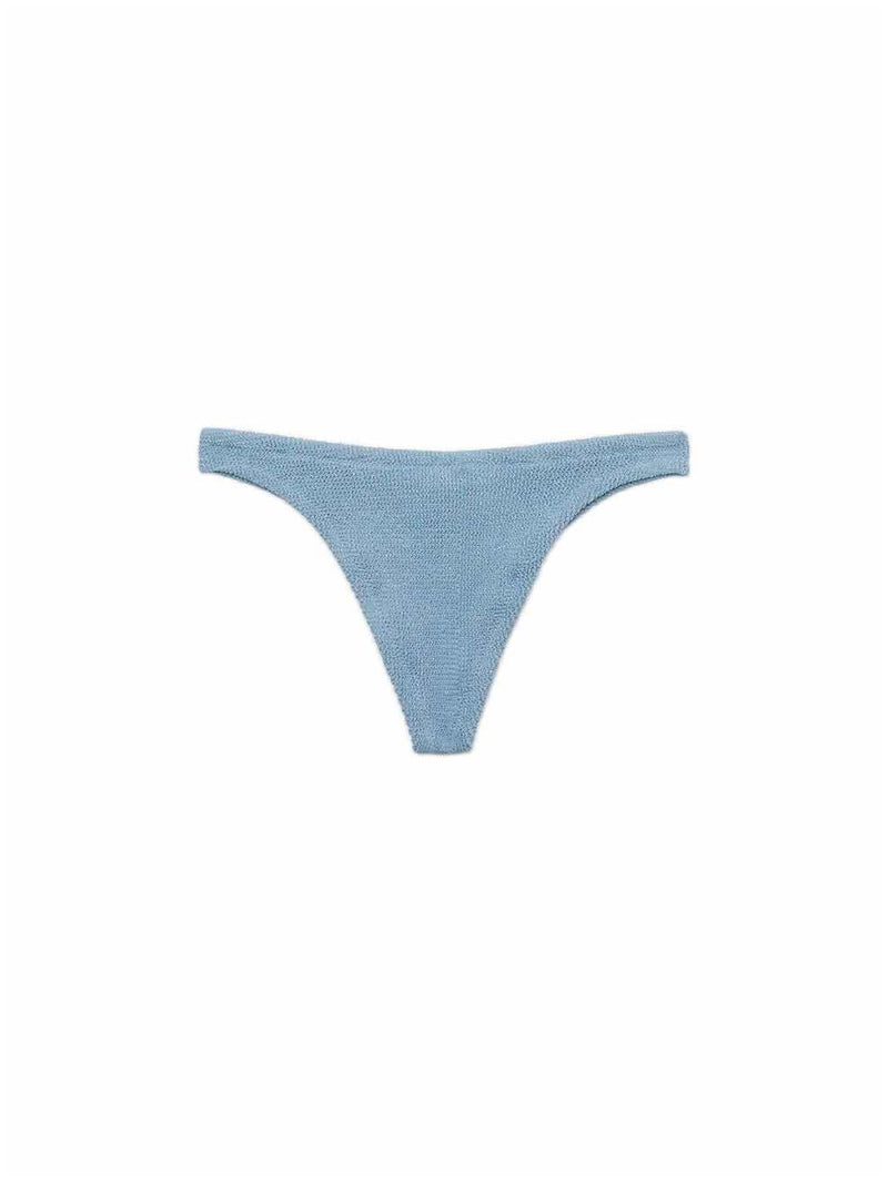 MC2 Saint Barth Slip mare donnablu avio lurex crinkle Naomi