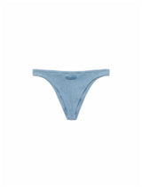 MC2 Saint Barth Slip mare donnablu avio lurex crinkle Naomi