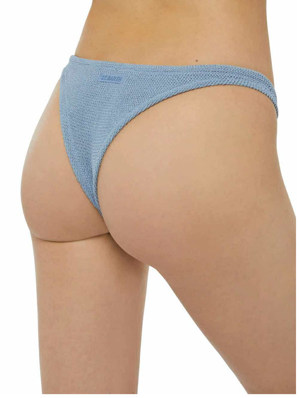 MC2 Saint Barth Slip mare donnablu avio lurex crinkle Naomi