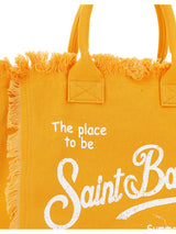 MC2 Saint Barth borsa Vanity in tela di cotone yellow