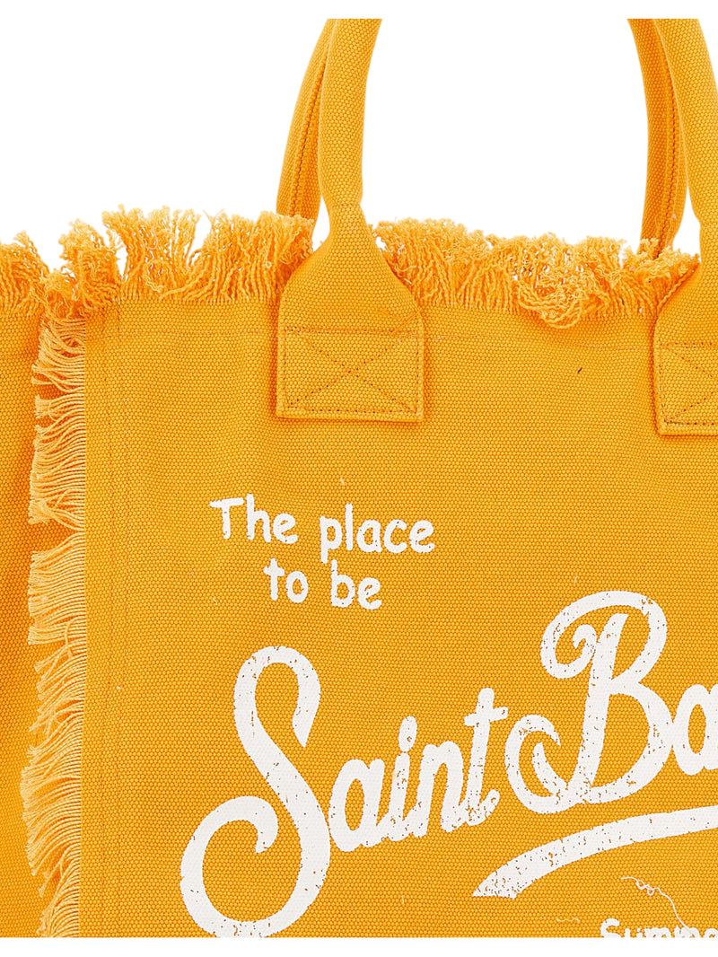 MC2 Saint Barth borsa Vanity in tela di cotone yellow