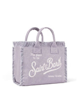 MC2 Saint Barth borsa Vanity in tela di cotone lilac