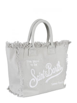 MC2 Saint Barth borsa Vanity in tela di cotone grey