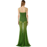 Abito Red Carpet in pizzo floreale