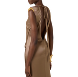 Abito Red Carpet in jersey di viscosa lucida