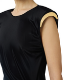 Abito Red Carpet in jersey di viscosa lucida