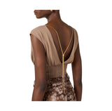 Body in maglia con collana