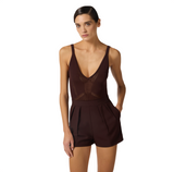 Body in maglia traforata