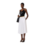 Body in maglia con logo stampato