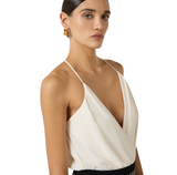 Body in georgette di viscosa