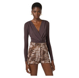 Body in georgette stretch