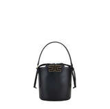 Borsa a secchiello con dettaglio logo