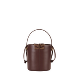 Borsa a secchiello con dettaglio logo