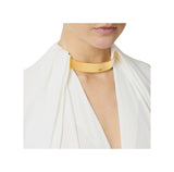 Blusa in georgette di viscosa con dettaglio gioiello