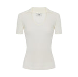 Polo in maglia con logo stampato