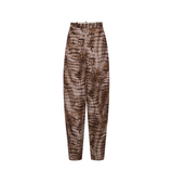 Pantaloni in jersey leggero con stampa alligatore