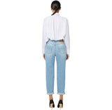 Jeans a palazzo con catena