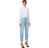 Jeans a palazzo con catena