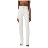 Jeans skinny con lucchetto gioiello