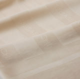 Foulard in viscosa e modal con righe jacquard