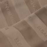 Foulard in viscosa e modal con righe jacquard