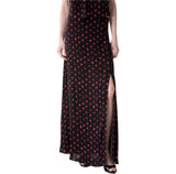 Anita - Gonna Lunga In Crepe Svasata Con Spacco Laterale