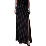 Anita - Gonna Lunga In Crepe Svasata Con Spacco Laterale