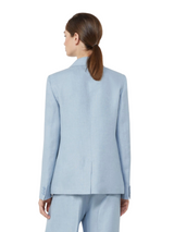 Blazer in canvas di lino
