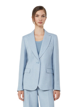 Blazer in canvas di lino