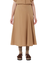 Gonna in popeline di cotone