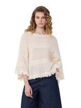 Maglia over in filato di cotone