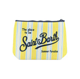 Pochette Aline a Righe Gialle e Azzurre