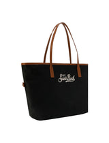 Borsa City nera large in nylon