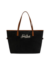 Borsa City nera large in nylon
